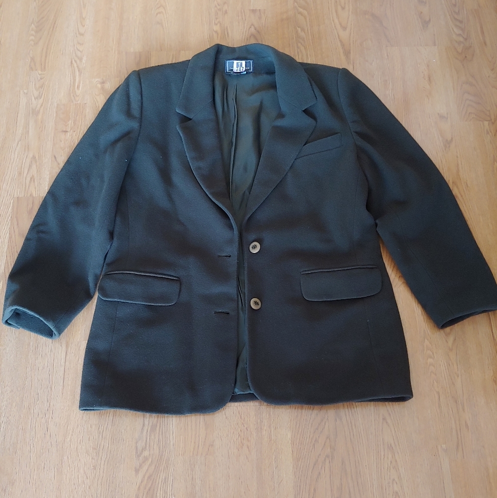 Vintage Wool Blazer-Womens
